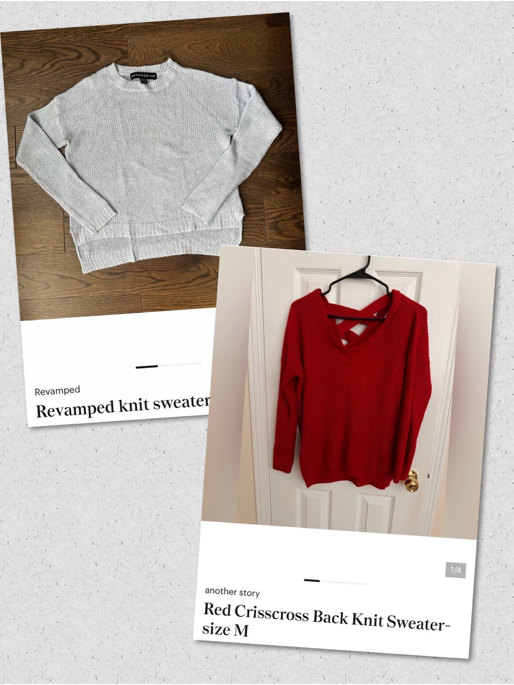 bundle of 2 sweaters - size M